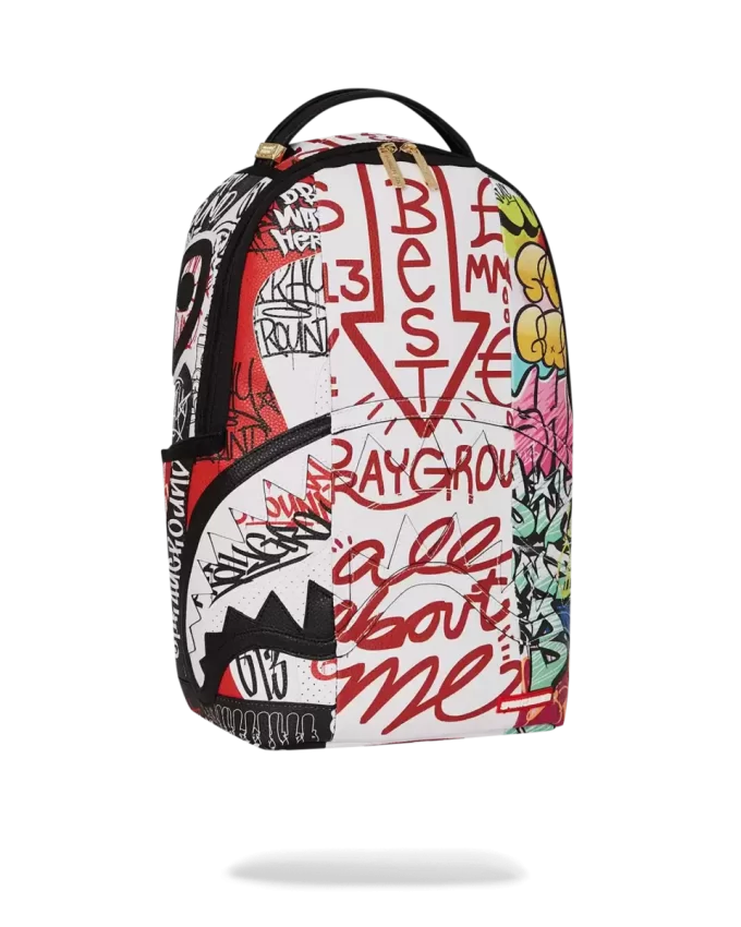 DREITEILIGER GRAFFITI-RUCKSACK (DLXV)
