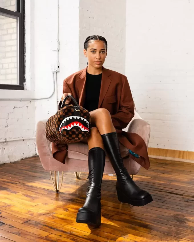 FURRR SHARKS IN PARIS MINI-DUFFEL