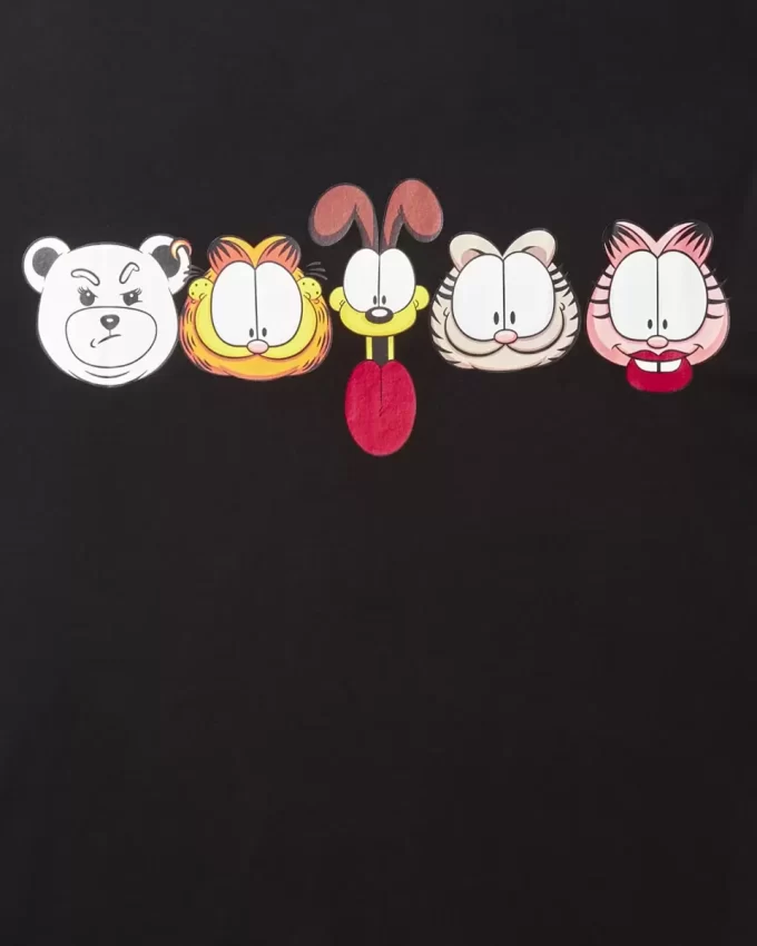 GARFIELD GRAPHIC T-SHIRT (SCHWARZ)