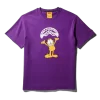 GARFIELD SHARKMOUTH GRAFIK-T-SHIRT (LILA)