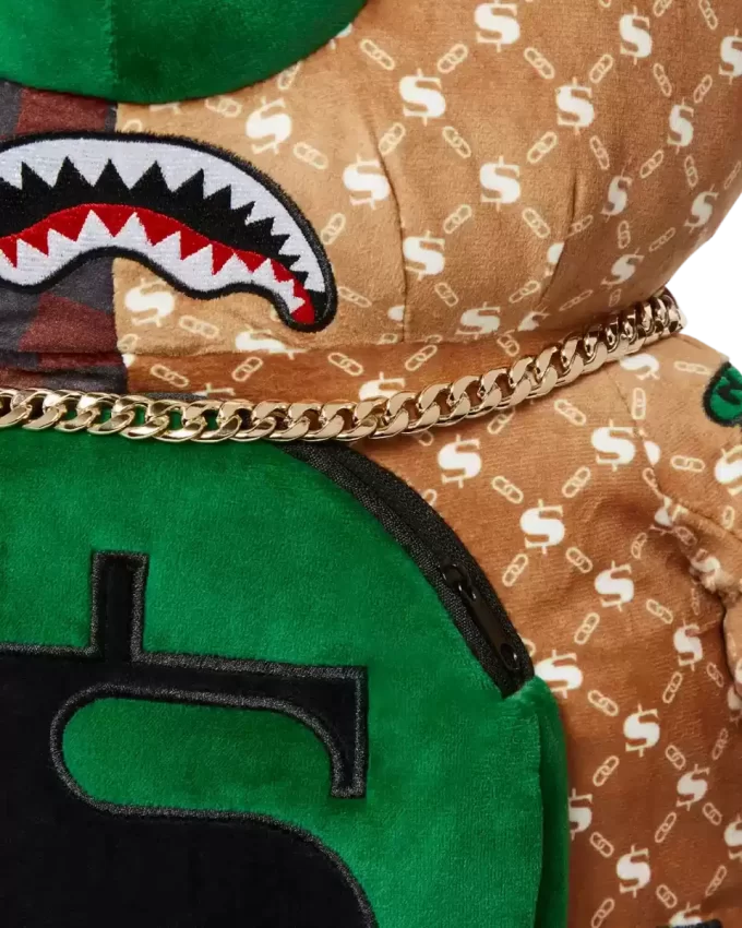 Geldbär-Teddybär-Rucksack Paris gegen Florenz