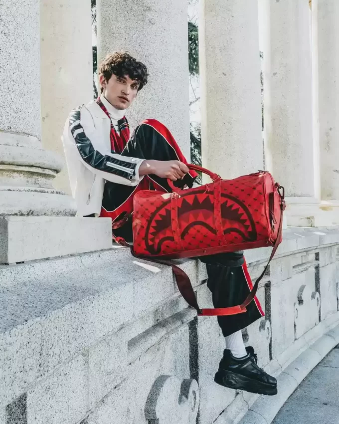 Geldmuster-Ziegelstein-Reisetasche Geldmuster-Ziegelstein-Reisetasche