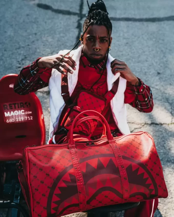 Geldmuster-Ziegelstein-Reisetasche Geldmuster-Ziegelstein-Reisetasche