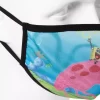Gesichtsmaske mit SpongeBob-Gelee-Hai-Motiv für Erwachsene, eng anliegend