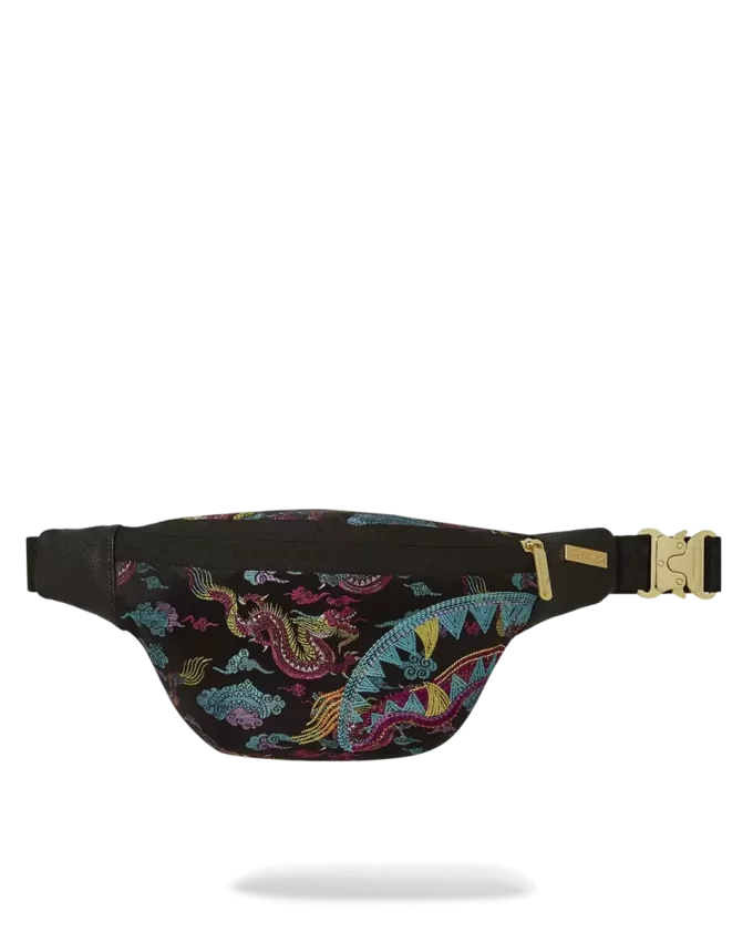 Gestickte Drachen-Umhängetasche