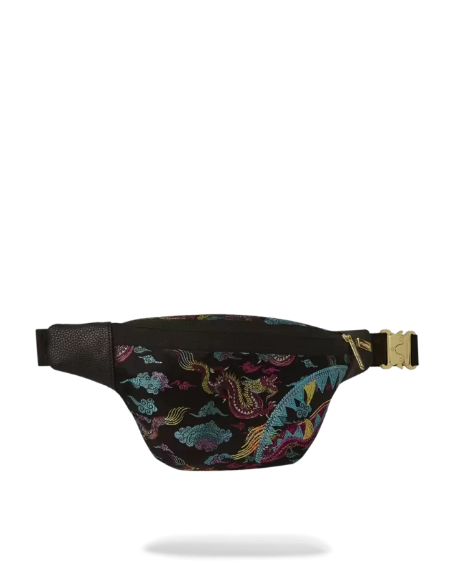 Gestickte Drachen-Umhängetasche