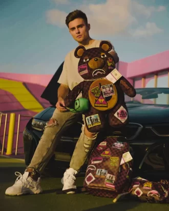 GLOBAL MOGUL MONEYBEAR TEDDYBEAR RUCKSACK