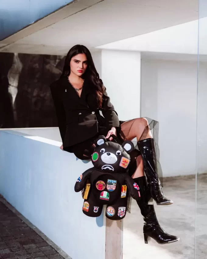 Globaler Mogul-Milliardär-Geldbär-Rucksack