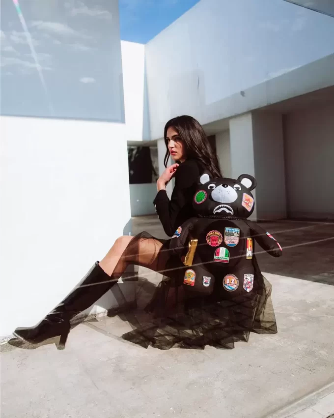 Globaler Mogul-Milliardär-Geldbär-Rucksack