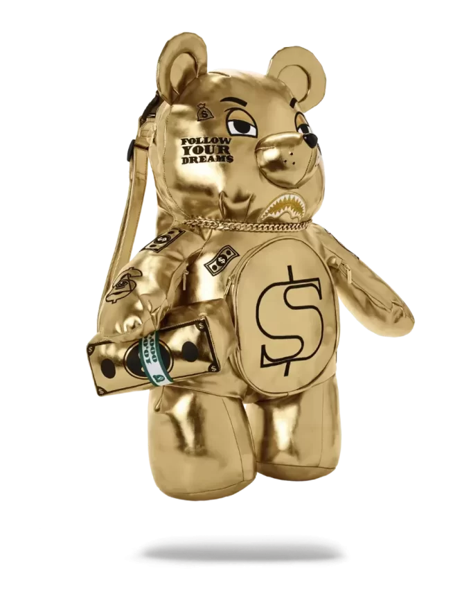 GOLDRUSH MONEYBEAR TEDDYBÄR-RUCKSACK