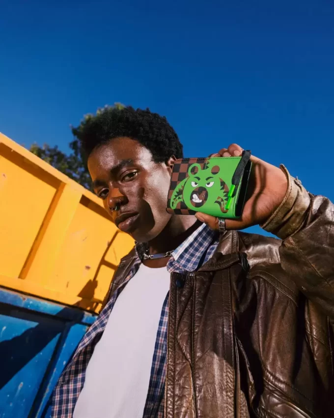 GRÜNER GELDBÄREN-GELDBÖRSE