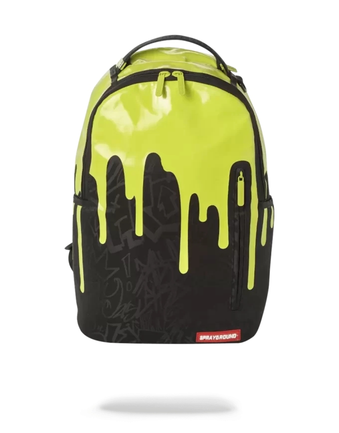 GRÜNER NEON-DRIP-RUCKSACK (EINZELSTÜCK)