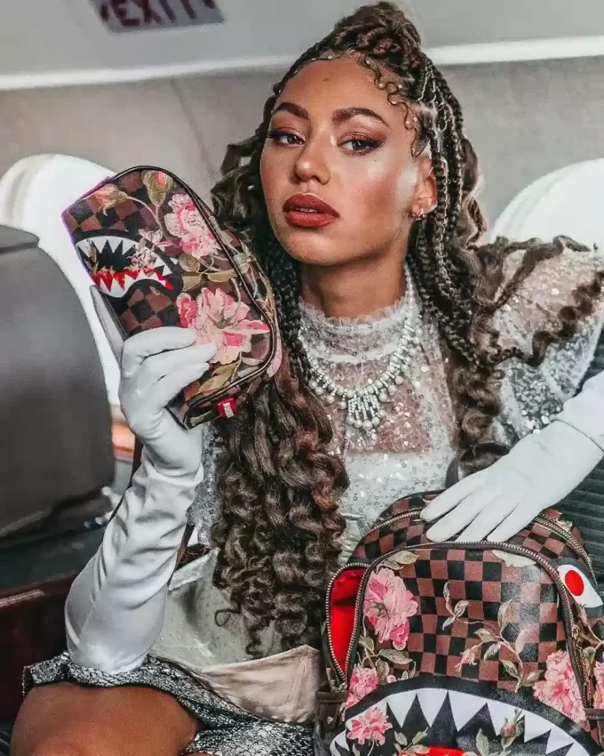 Haifischblumenbeutel