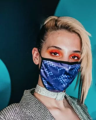 HAIKARKETT (BLAU) GESICHTSMASKE