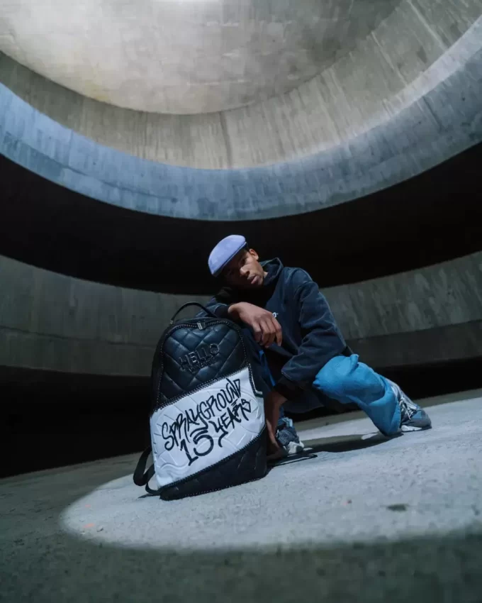 Hallo, mein Name ist 15 Jahre alt, gesteppter Rucksack (super selten)