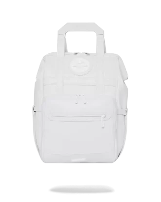 HEAVY METAL SHARK WHITE OUT BIZ TOP OPENER RUCKSACK