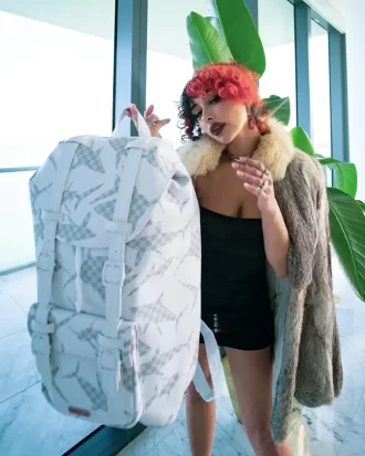 HILLS-RUCKSACK MIT HAIKARTKARTE (WEISS)