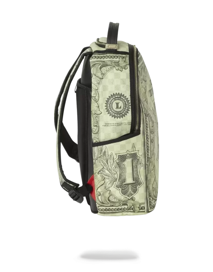 IN GOD WE TRUST GRÜNER RUCKSACK (EINZELSTÜCK)