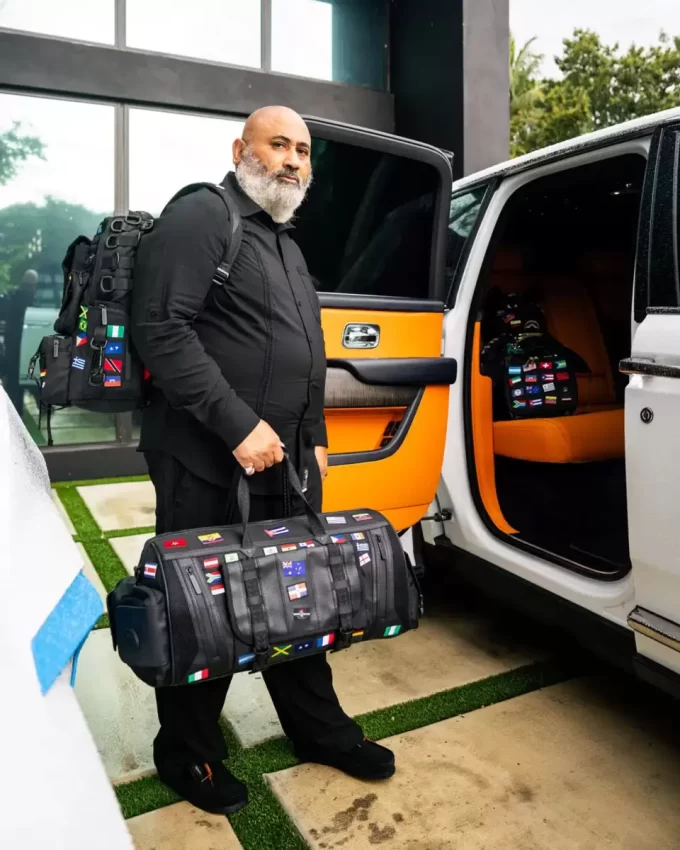 JAMES ERSTE KLASSE GLOBAL FLAGS SPECIAL OPS DUFFLE