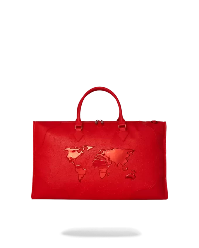 JAMES ERSTE KLASSE RUBINROTE PYRAMIDE GROSSE DUFFLE