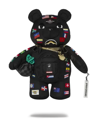 JAMES ERSTKLASSIGER GLOBAL FLAGS MONEYBEAR RUCKSACK