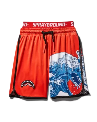 JAPAN WAVE BADEHOSE FÜR KINDER (ROT) JAPAN WAVE BADEHOSE FÜR KINDER (ROT)