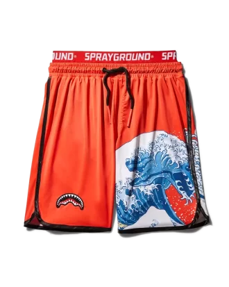 JAPAN WAVE CORTO BADEHOSE (ROT)