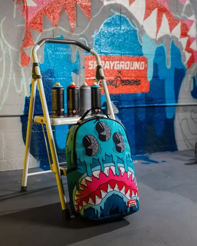 JORGE RODRIGUEZ THE ARTIST COLLAB DRIPS SHARKS RUCKSACK