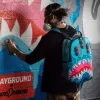 JORGE RODRIGUEZ THE ARTIST COLLAB DRIPS SHARKS RUCKSACK