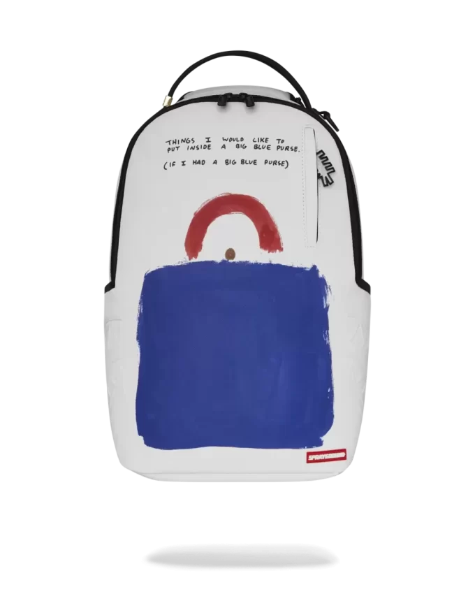 KEITH HARING GROSSE BLAUE GELDBÖRSE KUNSTRUCKSACK