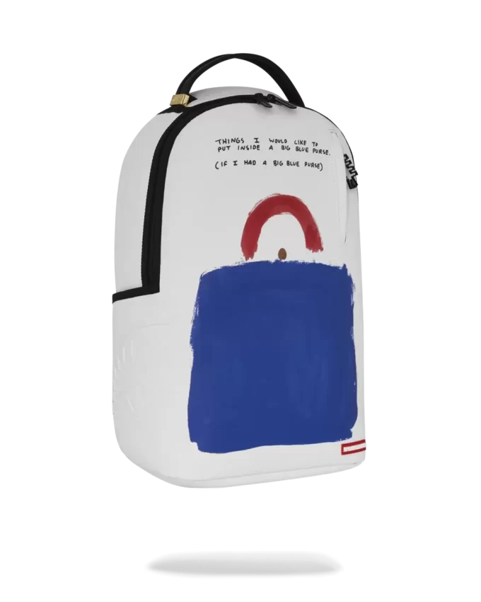 KEITH HARING GROSSE BLAUE GELDBÖRSE KUNSTRUCKSACK