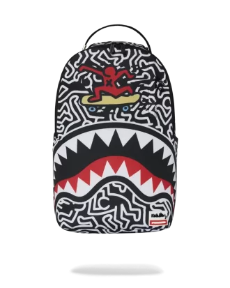 KEITH HARING SKATER SHARK DLXSR RUCKSACK