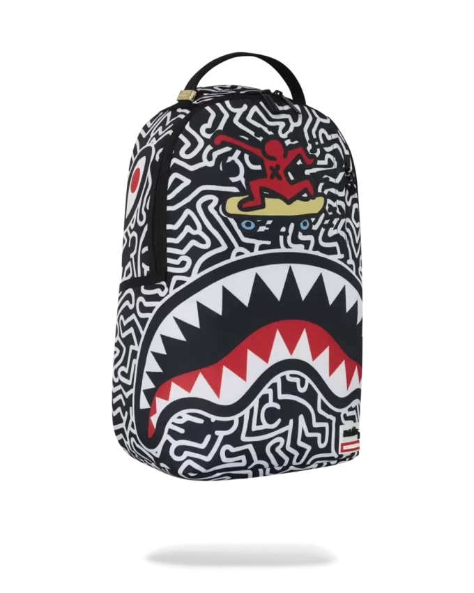 KEITH HARING SKATER SHARK DLXSR RUCKSACK