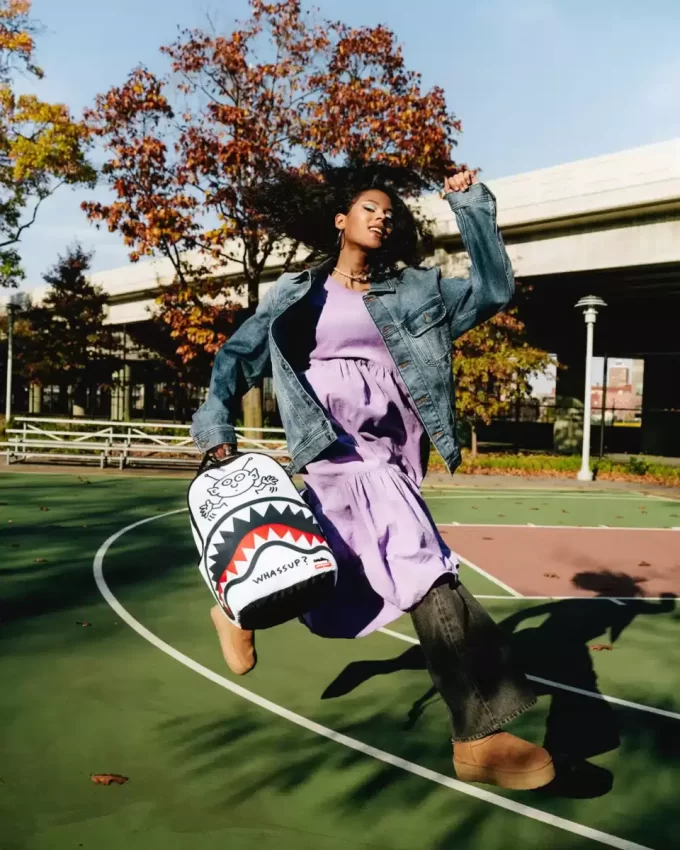 KEITH HARING WHASSUP ALIEN DLX RUCKSACK