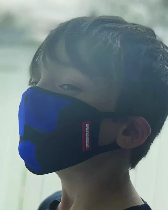 Kinder-Farbtropfmaske (klassische Passform)