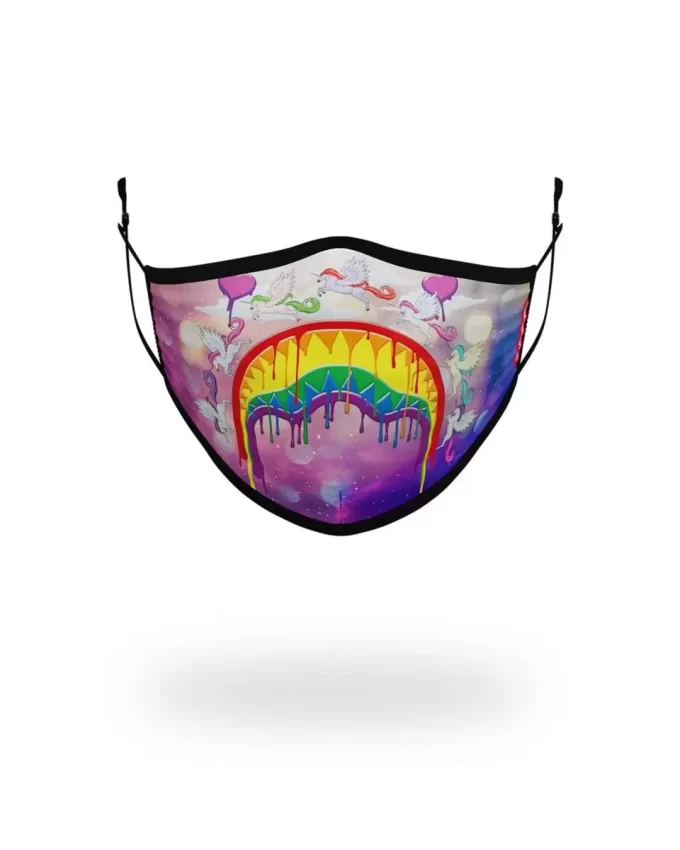 KINDER-FORMANGEPASSENDE MASKE: SCHMELZE DEN REGENBOGEN KINDER-FORMANGEPASSENDE MASKE: SCHMELZE DEN REGENBOGEN