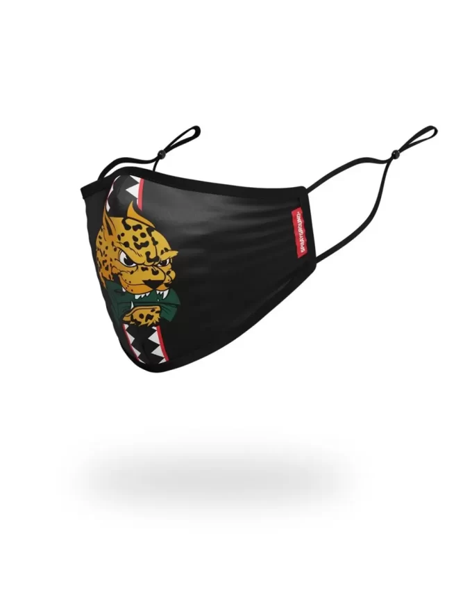 KINDER-FORMANGEPASSENDE MASKE: SPUCCI LEOPARD