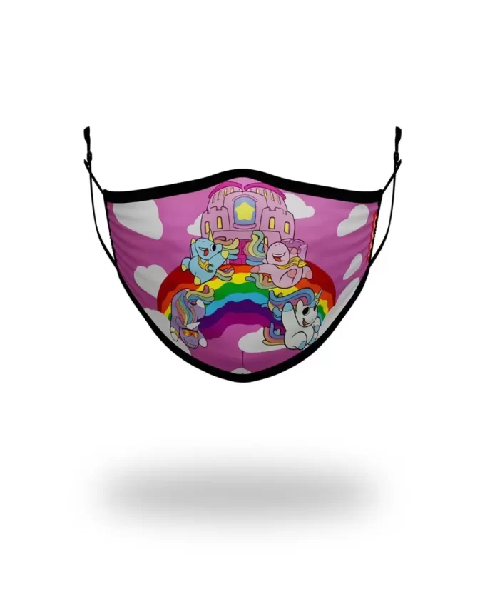KINDERMASKE MIT PASSENDER GRIFFFORM: RAINBOW BOUNCE