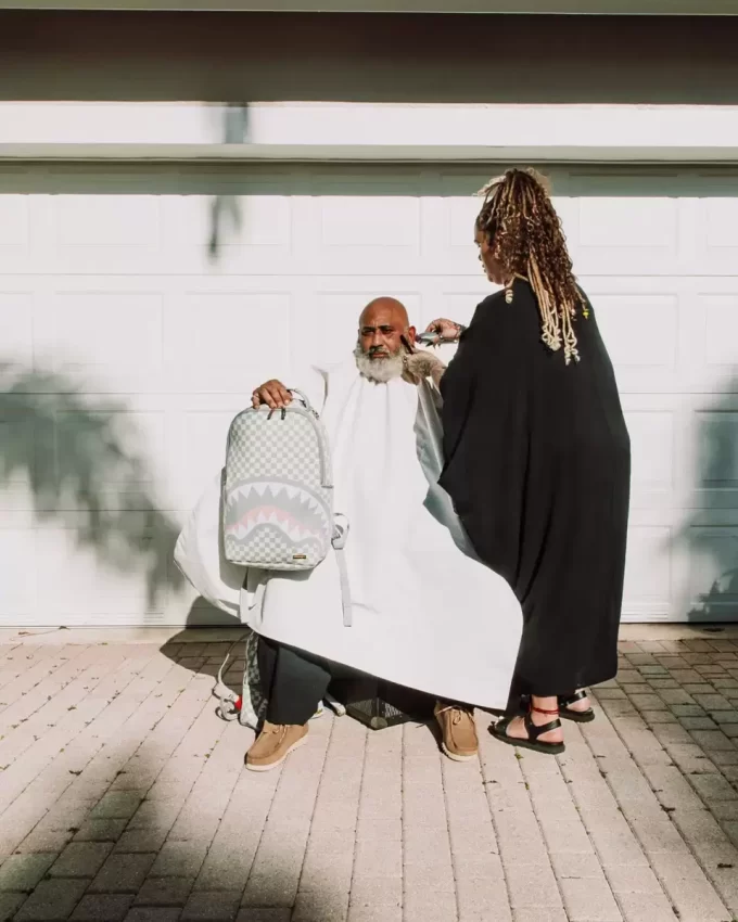 KNIT SHARKS IN PARIS IN CREAM DLX RUCKSACK KNIT SHARKS IN PARIS IN CREAM DLX RUCKSACK