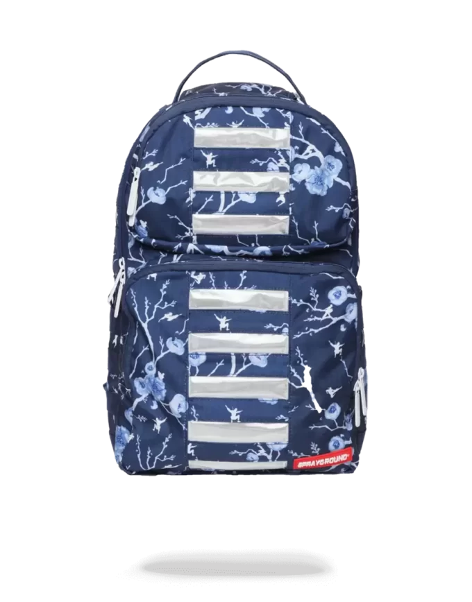 LED-Rucksack mit Kirschblütenmuster