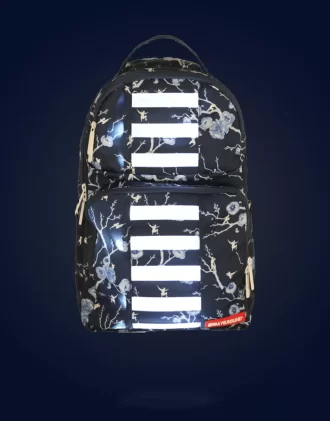 LED-Rucksack mit Kirschblütenmuster