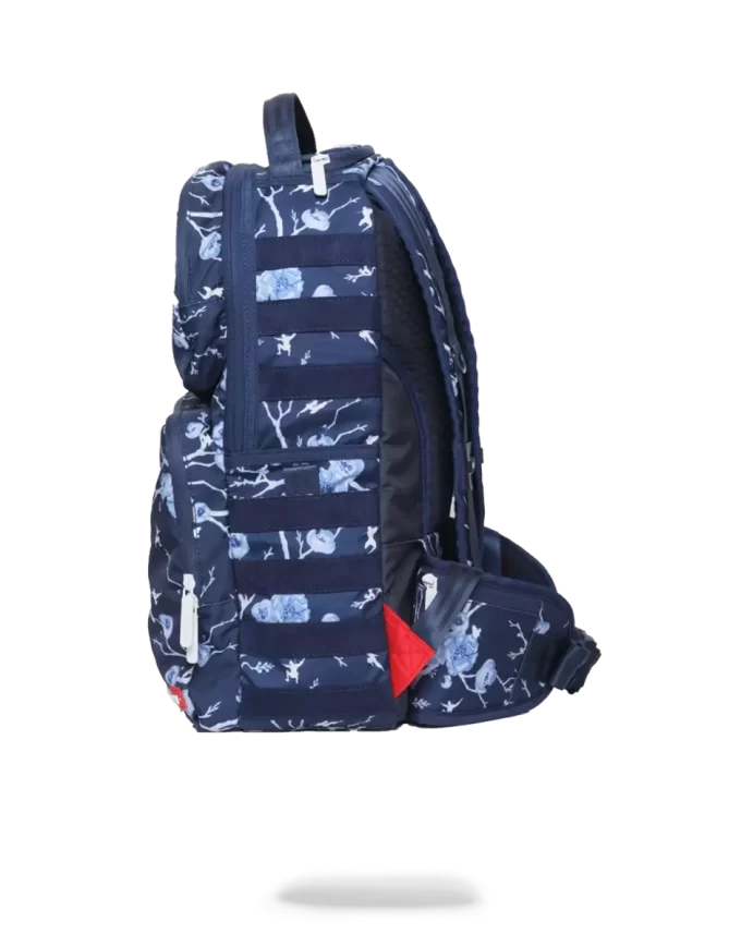 LED-Rucksack mit Kirschblütenmuster