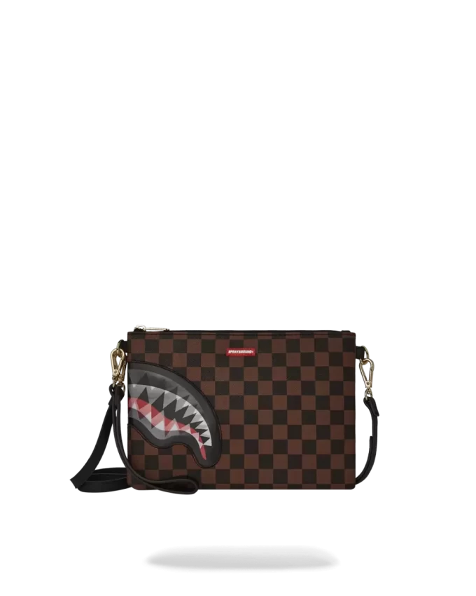 LENTICULAR EFFECTS CROSSOVER CLUTCH MIT SCHULTERRIEMEN