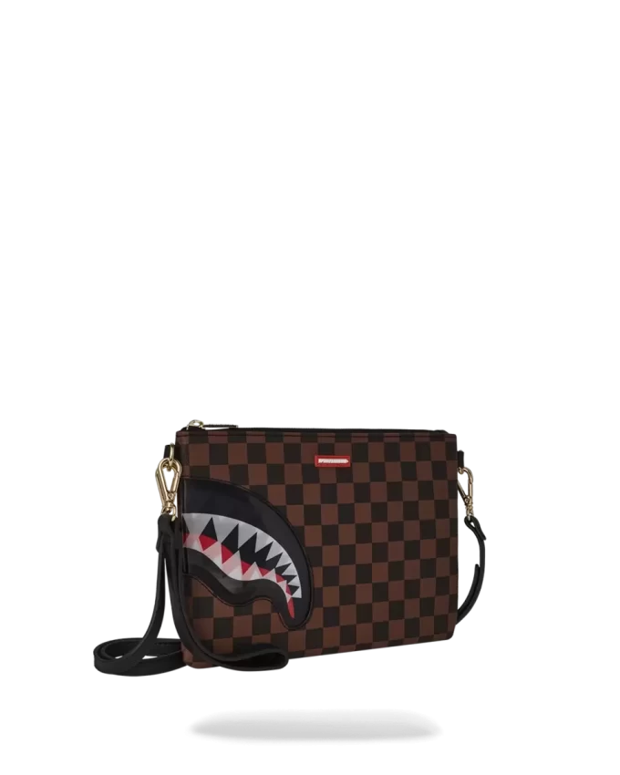 LENTICULAR EFFECTS CROSSOVER CLUTCH MIT SCHULTERRIEMEN