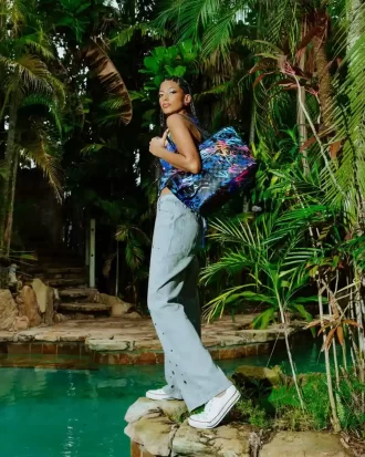 Leuchtet im Dunkeln – Stadt des Lichts Tragetasche