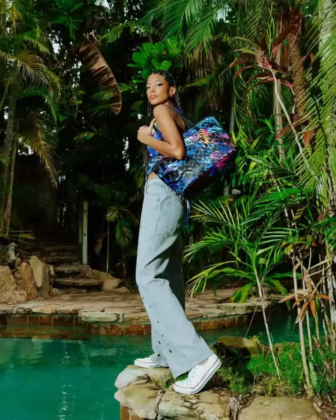 Leuchtet im Dunkeln – Stadt des Lichts Tragetasche