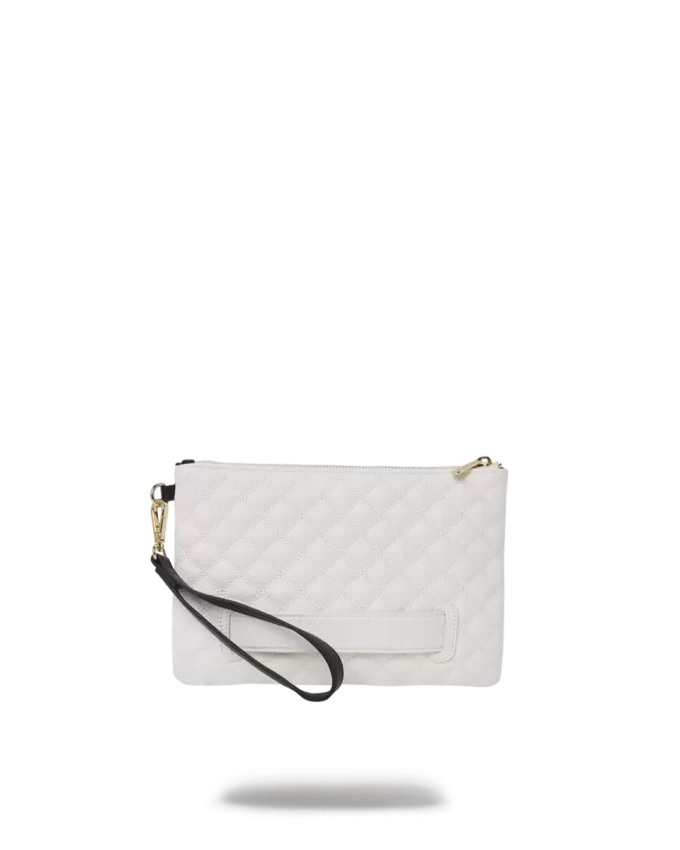 LEVELED UP SPLIT QUILT SHARK CROSSOVER CLUTCH