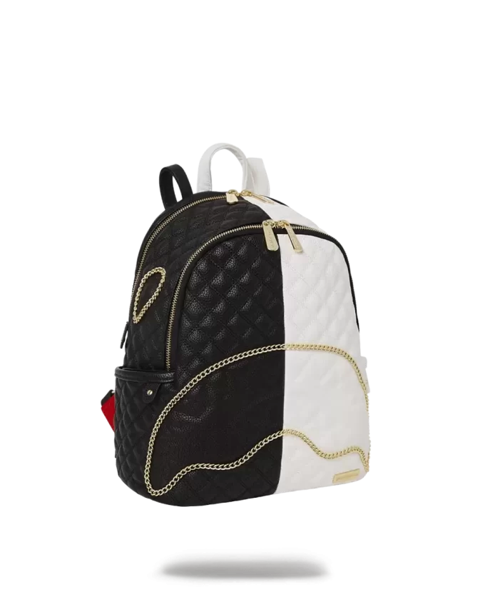 LEVELED UP SPLIT QUILT SHARK SAVAGE RUCKSACK