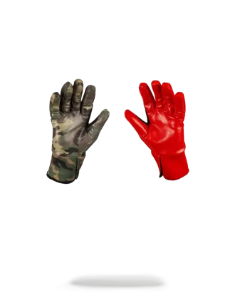 LINKS ROT / RECHTS CAMO MONEY DRIPS HANDSCHUHE