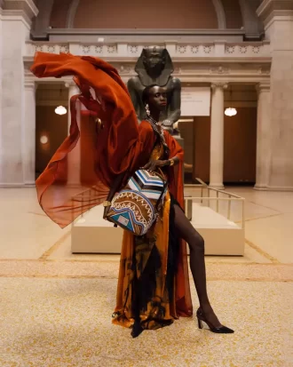 MET KUBA KINGDOM HEADDRESS RUCKSACK